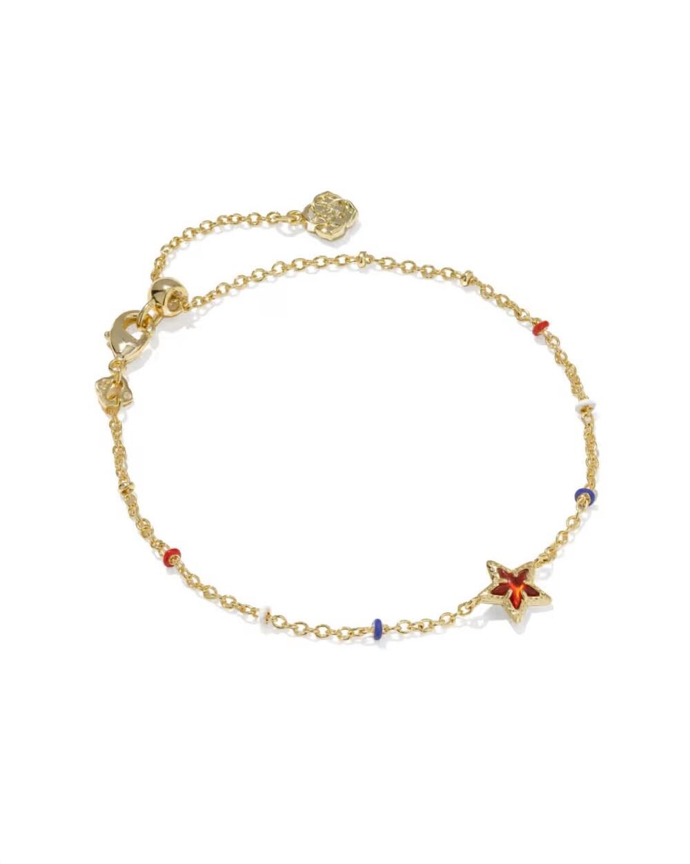 NEW KENDRA SCOTT women's mini cassidy bracelet in gold
